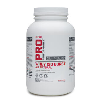 Whey ISO Burst All Natural Natural/Unflavoured | GNC